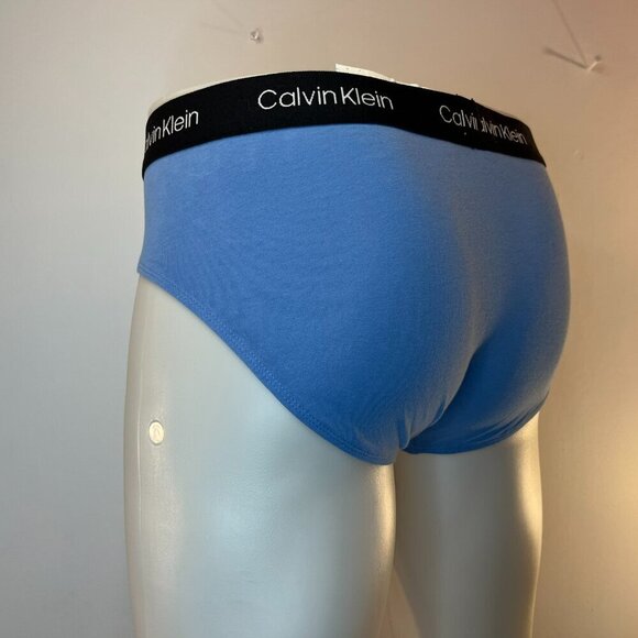 Calvin Klein Men's Light Blue Cotton Briefs NP21660 - Size Large - NWOT - Picture 3 of 3